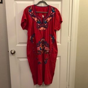 Zaros embroidered dress.